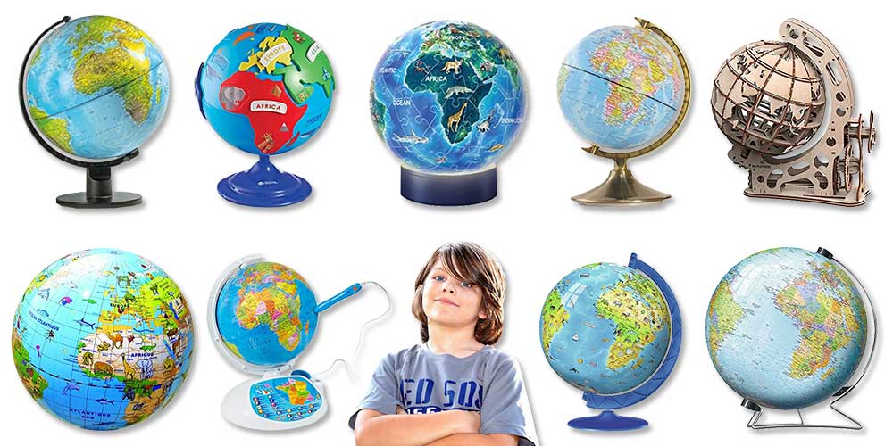 Globe terrestre 10,6 Cm pour l'apprentissage des enfants, globe éducatif  rotatif pour la géographie en classe, décoration de bureau et de bureau –  les meilleurs produits dans la boutique en ligne Joom