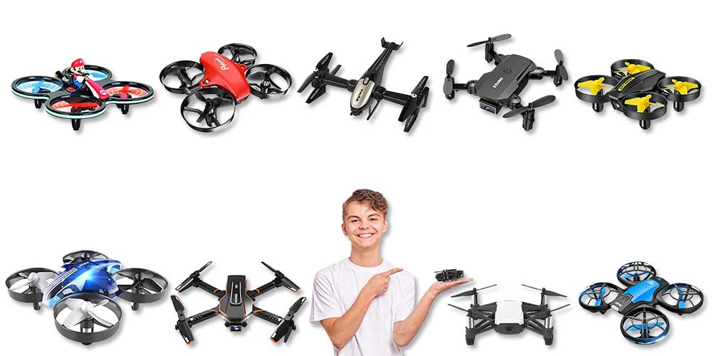 V8 Mini Drone Enfant avec Télécommande - 27 Minutes d'Autonomie