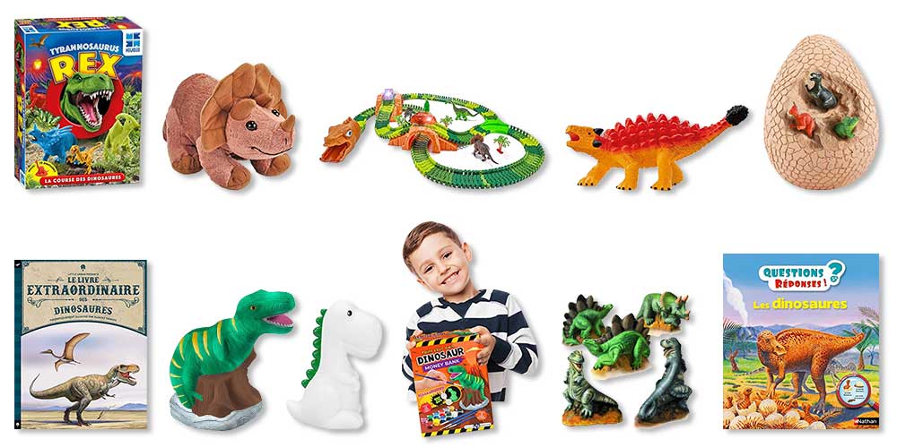 Set 12 dinosaures figurines jouet en plastique pour jouer pas cher