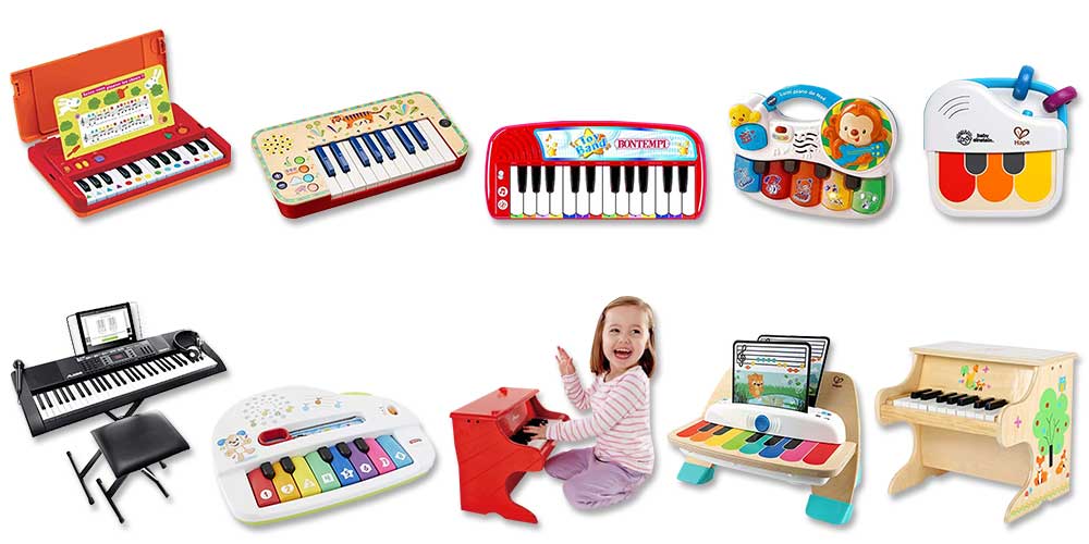 TonGenau® Piano arcenciel 4 enfants – Apprendre à jouer avec